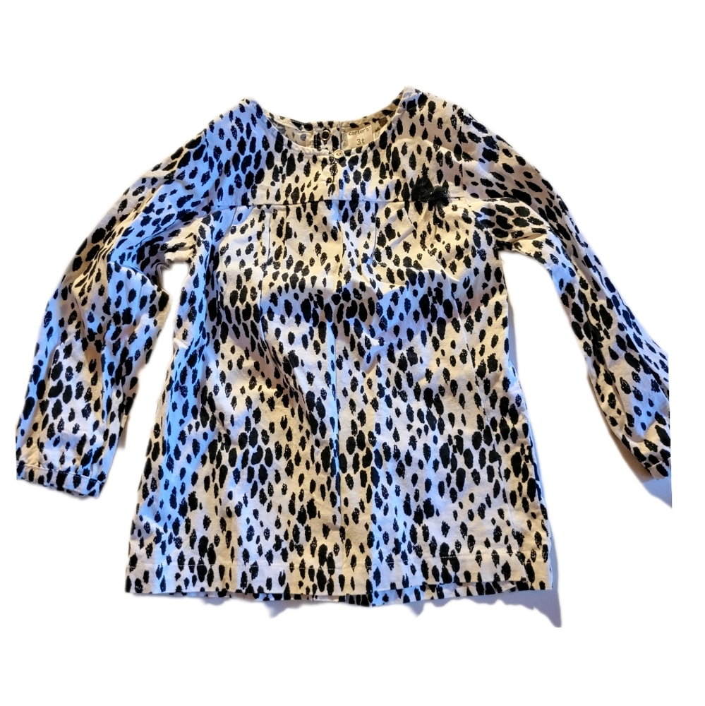 Carter's Black and White Tunic Shirt , Toddler